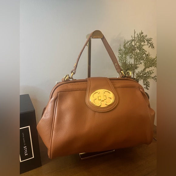 Emma Fox Handbags - Emma Fox Satchel with Crossbody Strap